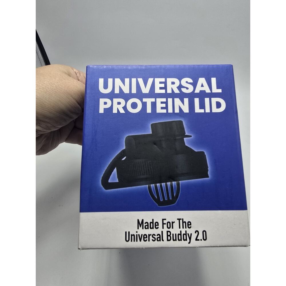 Frost Buddy Universal Protein Shaker Lid Black Made For The Universal Buddy 2.0